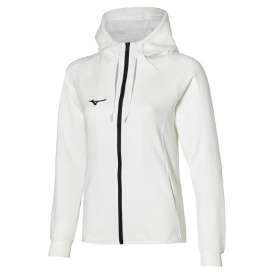 Cazadoras Mizuno Athletics RB Sweat Mujer - Blancos - Chile M865JIAHDM
